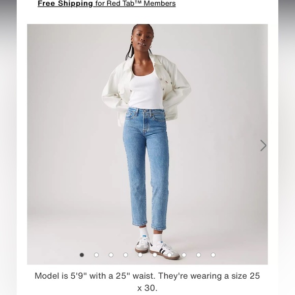 Levi’s wedgie straight Jean - Picture 1 of 5